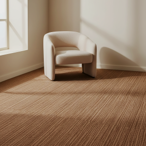 موکت چاپی طرح پارکت رنگ قهوه ای